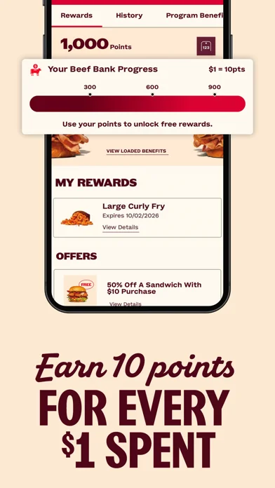 Arby’s - Pickup or Delivery — Earn and redeem Loaded Rewards points
