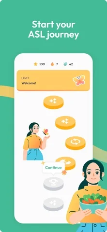 ASL Bloom - Sign Language — Learn ASL through structured lessons