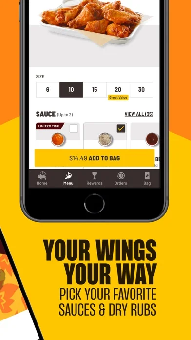 Buffalo Wild Wings — Track your points and rewards activity