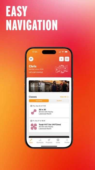 Crunch Fitness — Track your gym check-ins and see your progress