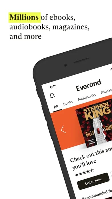 Everand: Audiobooks & Ebooks — Track your reading streak and hit personal goals