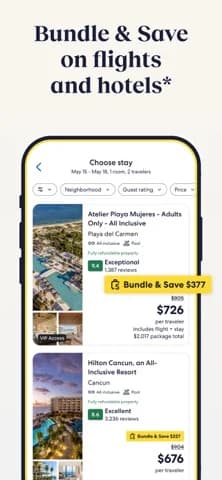 Expedia: Hotels, Flights, Cars — Browse and compare flights