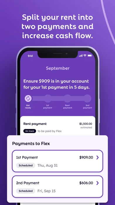 Flex - Rent On Your Schedule — Apply for a rent-focused line of credit