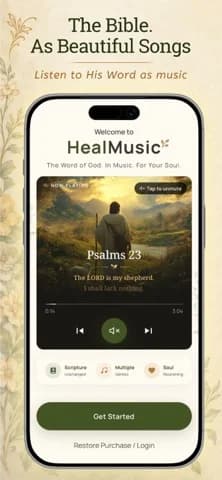 HealMusic — Follow daily Bible-listening streaks