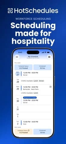 HotSchedules — HotSchedules is the industry's leading employee scheduling app because it’s the fastest and easiest way