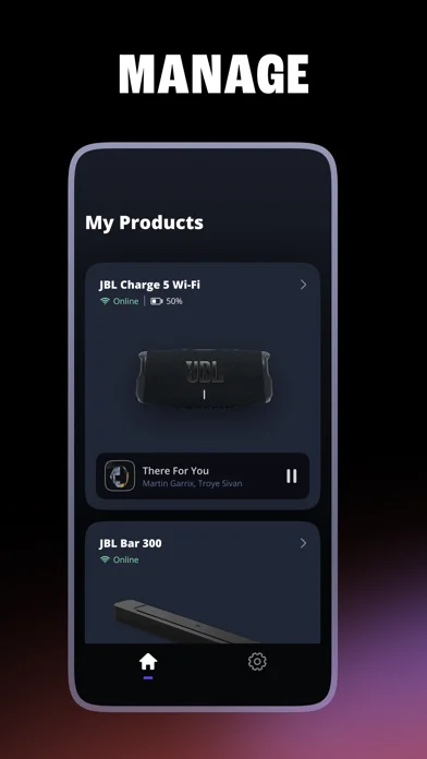 JBL One — Access a variety of music streaming services