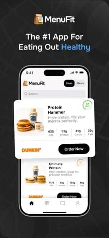 MenuFit - Healthy Eating Out — Access smart calorie breakdowns including protein