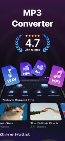 MP3 Converter - Audio Trimmer — Adjust volume, apply filters, and fine-tune pitch and tempo for precise control