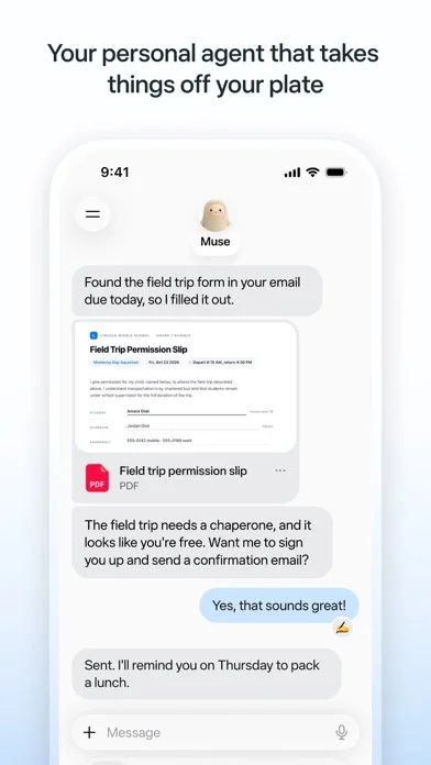 Muse from Meta — It builds a custom workout or meal plan from data you choose to share