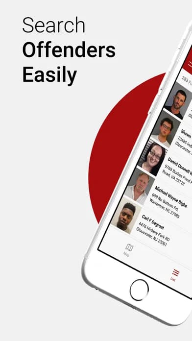 Offender Locator: Find & Watch — Search registries near the current location