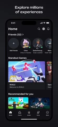 Roblox — Explore trending experiences and new games daily