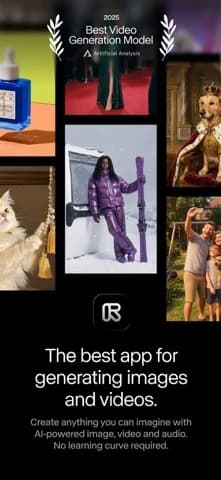 Runway: AI Image & Video — Generate video from a text prompt