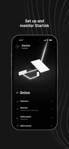 Starlink — Access your connectivity statistics