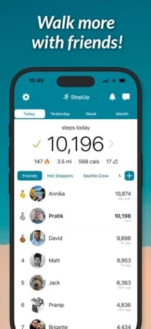 StepUp Pedometer Step Counter — Keep your steps visible with widgets
