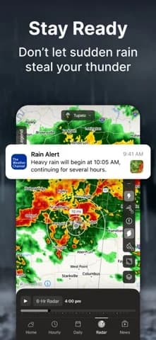 The Weather Channel - Radar — Manage personal weather alerts