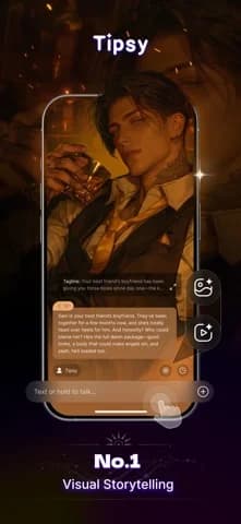 Tipsy Chat: Live Your Story — Explore ScenePlay Mode for cinematic storytelling with interactive choices and dynamic visuals