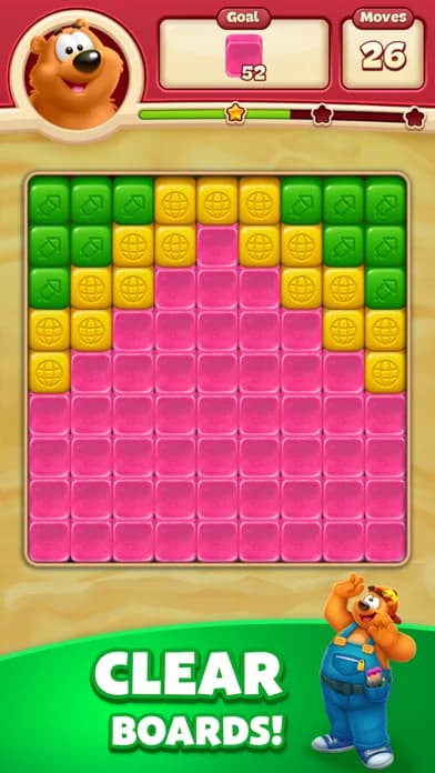 Toon Blast — Use special boosters to move up levels