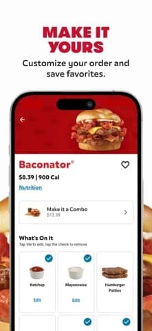 Wendy’s — Scan in a restaurant or drive-through to earn points