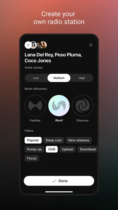 YouTube Music — Create playlists with song suggestions or collaborate with other music fans to create the perfect playlist