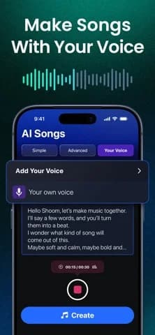 AI Music Video Generator・Shoom — Save completed music videos