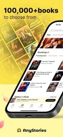 AnyStories-Top Novels & Books — Browse AI-personalized book lists