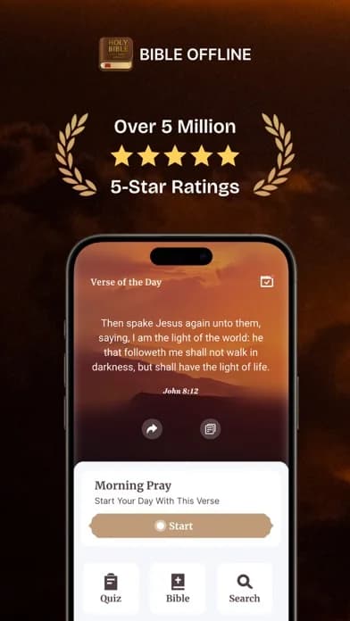 Bible Offline - KJV Holy Bible — Listen to your favorite Bible verses whenever you are unable to read while driving