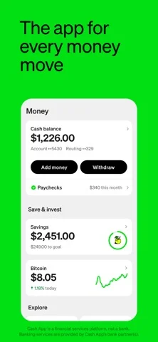 Cash App — The easy way to spend, save, and invest