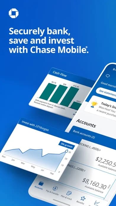 Chase Mobile®: Bank & Invest — Send & receive money with Zelle®