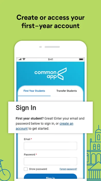 Common App — Continue first-year applications across mobile and desktop