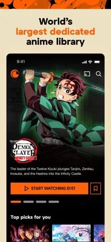 Crunchyroll — Watch anime subbed and dubbed—choose from multiple languages (dub availability varies)