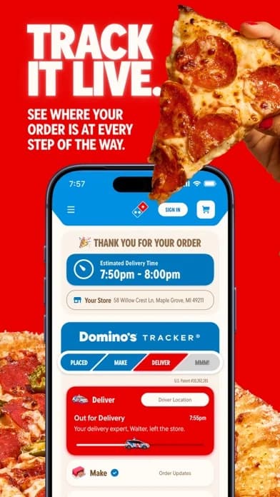 Domino's Pizza USA — Choose delivery or carryout