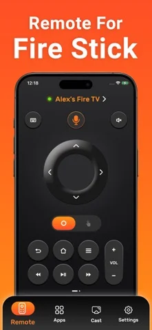 FireStick Remote Control — Navigate Fire TV with swipe controls