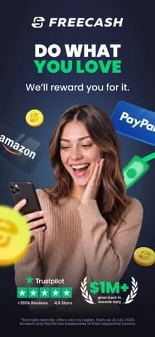 Freecash - Get Paid Real Money — Welcome to Freecash - Earn Rewards