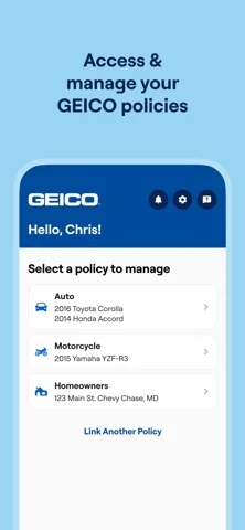 GEICO Mobile - Car Insurance — Request roadside towing from the app