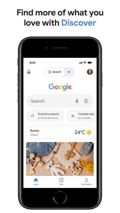 Google — Search with AI Mode, Lens, and voice