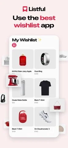 Listful - Wishlist & Shopping — Create a list for any occasion