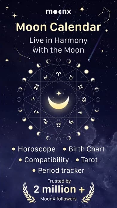 MoonX: Moon Calendar for Life — Track lunar phases and energy to bring balance and clarity to everyday life with MoonX