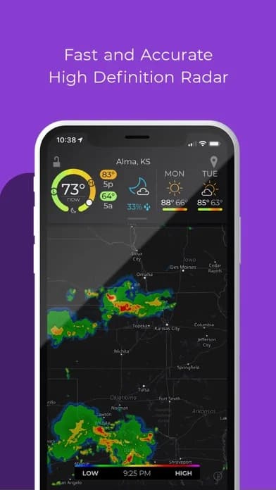 MyRadar Accurate Weather Radar — View animated weather radar around your location