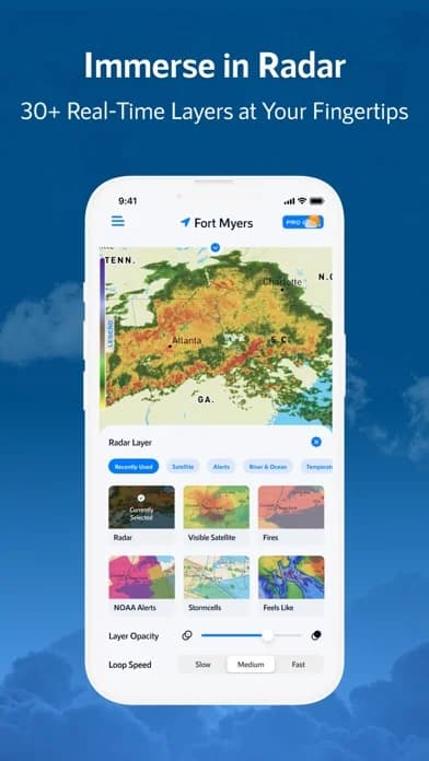 NOAA Live Weather Radar — Receive storm and rain alerts