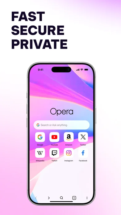 Opera Browser with VPN — Sync tabs, bookmarks, and speed dials