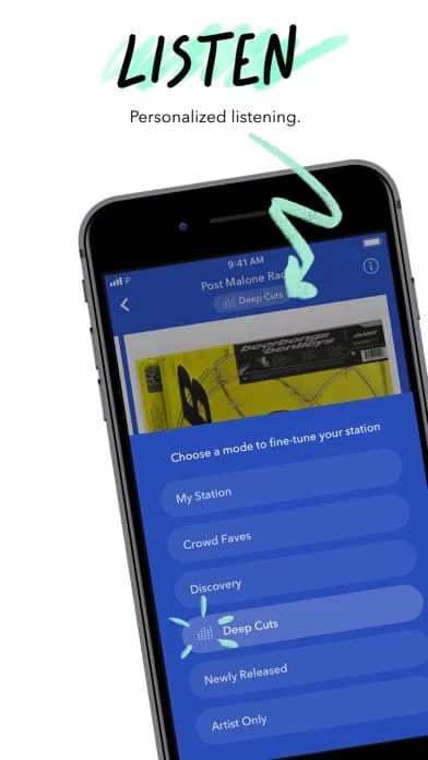 Pandora: Music & Podcasts — Create stations from your favorite songs