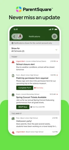 ParentSquare — Pay school-related fees and invoices*