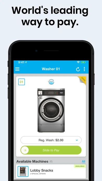 PayRange — Pay at compatible machines with a swipe