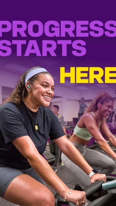 Planet Fitness — Open workout tools from the checked-in home screen
