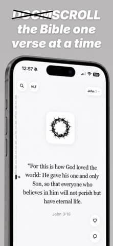 Scroll The Bible — Read the Word the way your brain is already wired to consume content