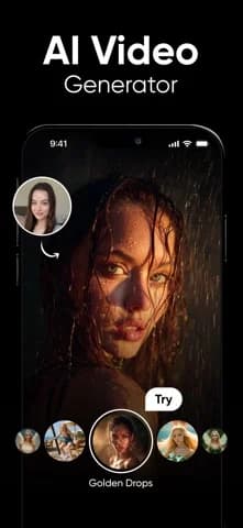 Shots: Photo & Video Generator — Upload a photo, write a prompt, or pick a style, then generate instantly text to video, photo to video,