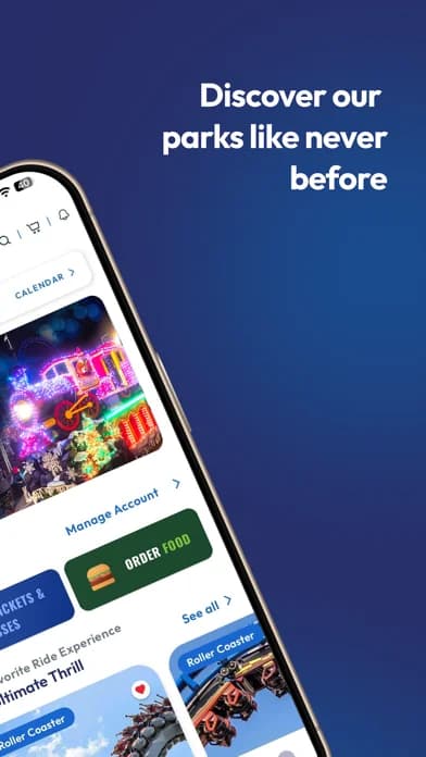 Six Flags — Order food right from the mobile app