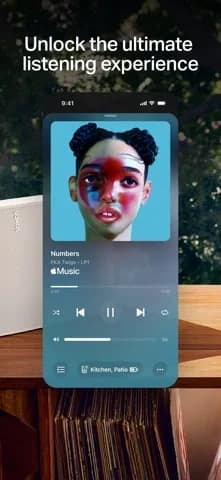 Sonos — Browse, search, and play content from all your services with a single app, including Spotify, Apple Music
