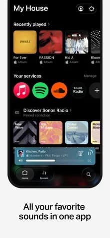Sonos — Play something different in every part of your home or the same thing everywhere