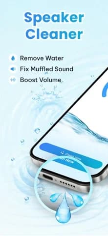 Speaker Cleaner: Eject Water — Choose the cleaning method that best matches your needs